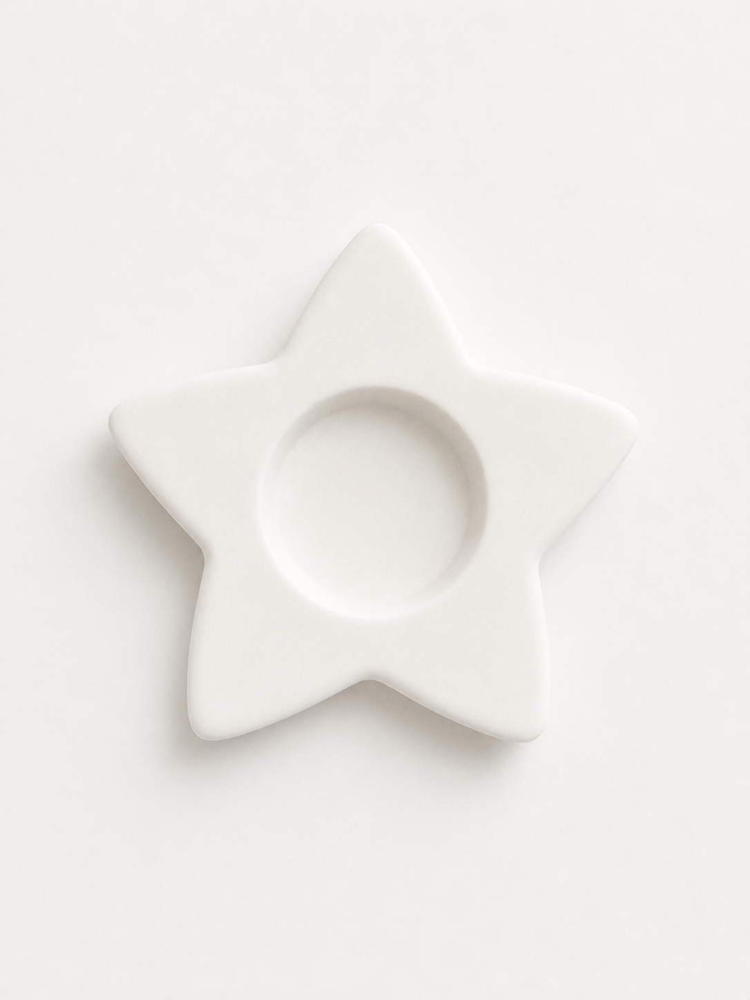 Star tea light holder